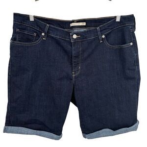 Levi’s Classic Bermuda Denim Shorts Cuffed Size 20W